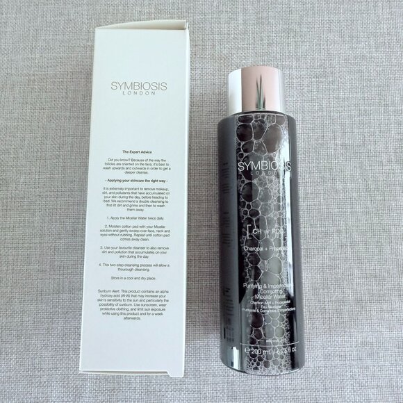 Symbiosis CH PDO Micellar Water Purifying Full Size 6.75 Oz - Picture 2 of 11